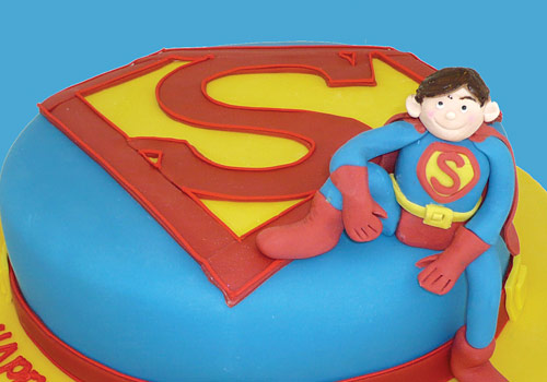 Superman cake for Taylors 3rd birthday